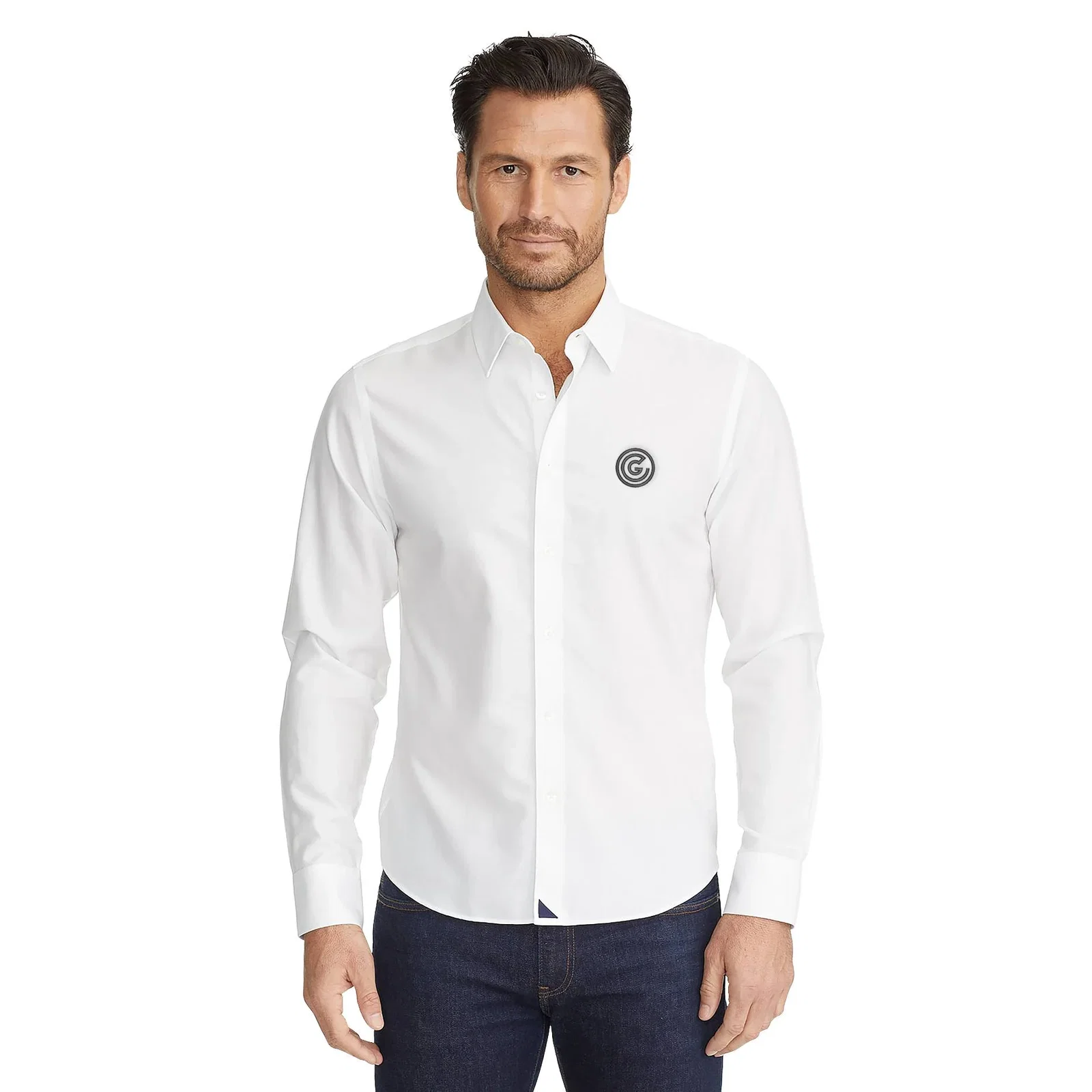 Custom UNTUCKit Las Cases Wrinkle-Free Long Sleeve Button-Up Shirt for Men — view 5