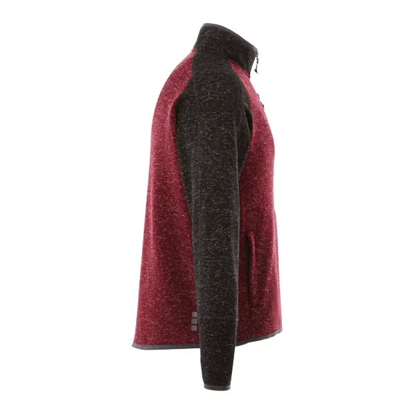 Custom Branded Men's Half Zip Sweater Knit Pullover Jacket — view 10