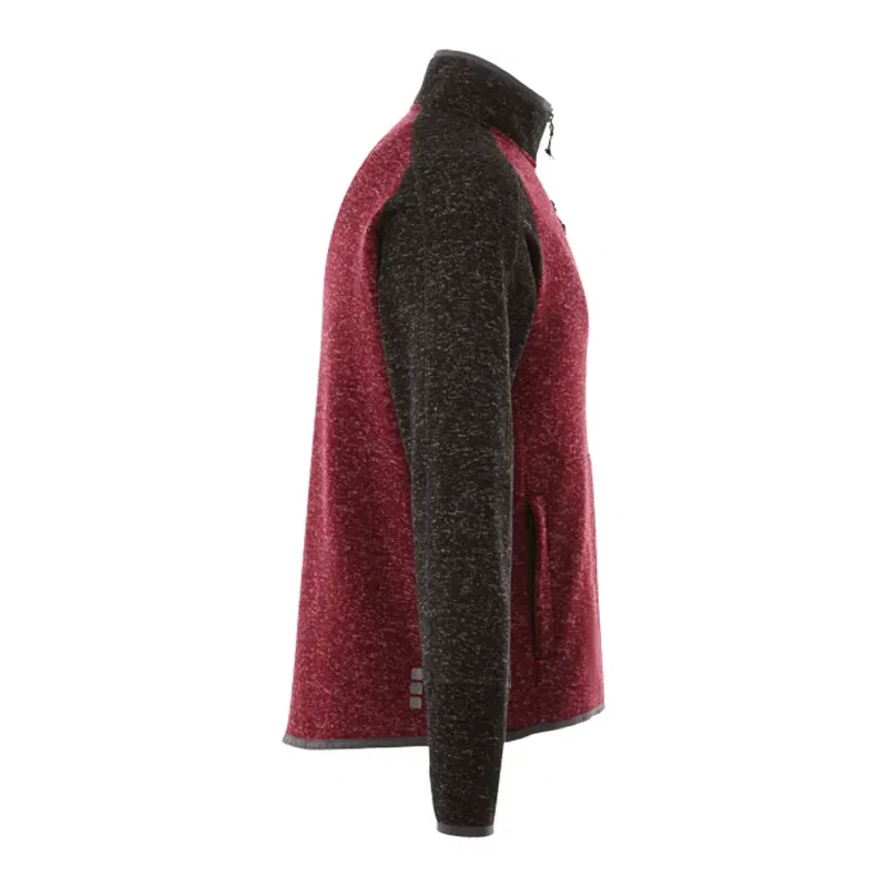 Custom Branded Men's Half Zip Sweater Knit Pullover Jacket — view 10