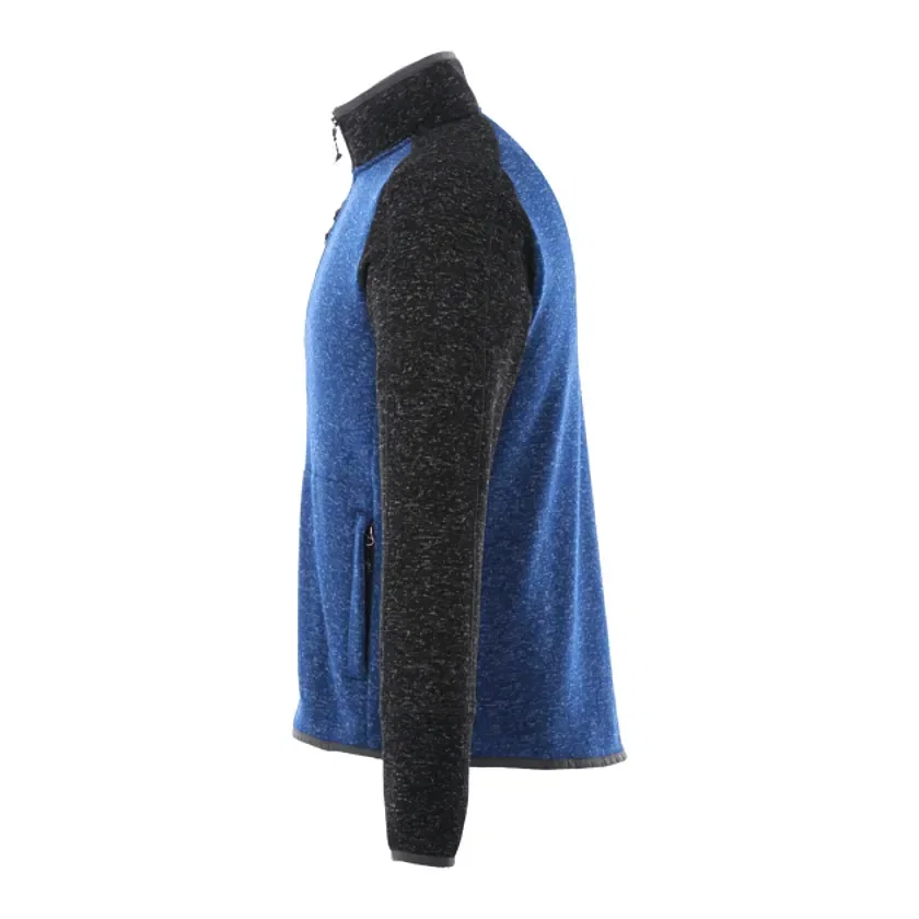 Custom Branded Men's Half Zip Sweater Knit Pullover Jacket — view 13