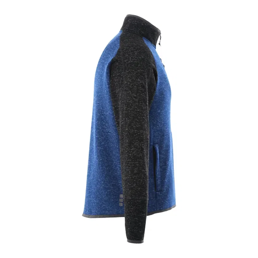 Custom Branded Men's Half Zip Sweater Knit Pullover Jacket — view 14