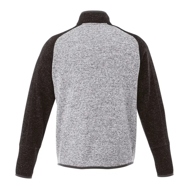 Custom Branded Men's Half Zip Sweater Knit Pullover Jacket — view 22
