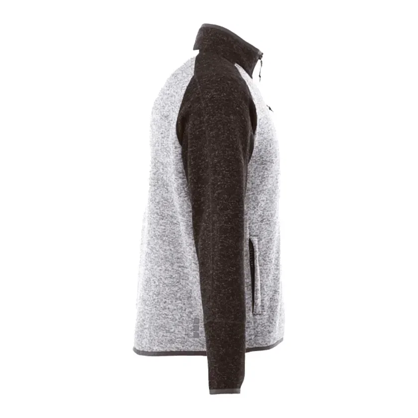 Custom Branded Men's Half Zip Sweater Knit Pullover Jacket — view 24