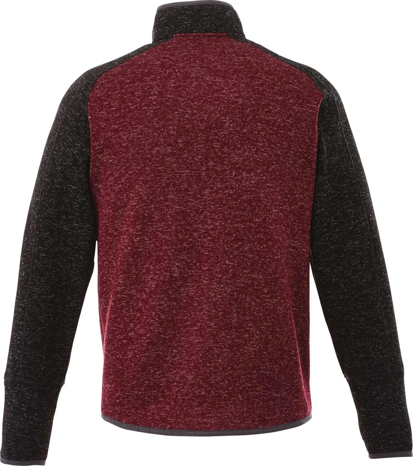 Custom Branded Men's Half Zip Sweater Knit Pullover Jacket — view 28