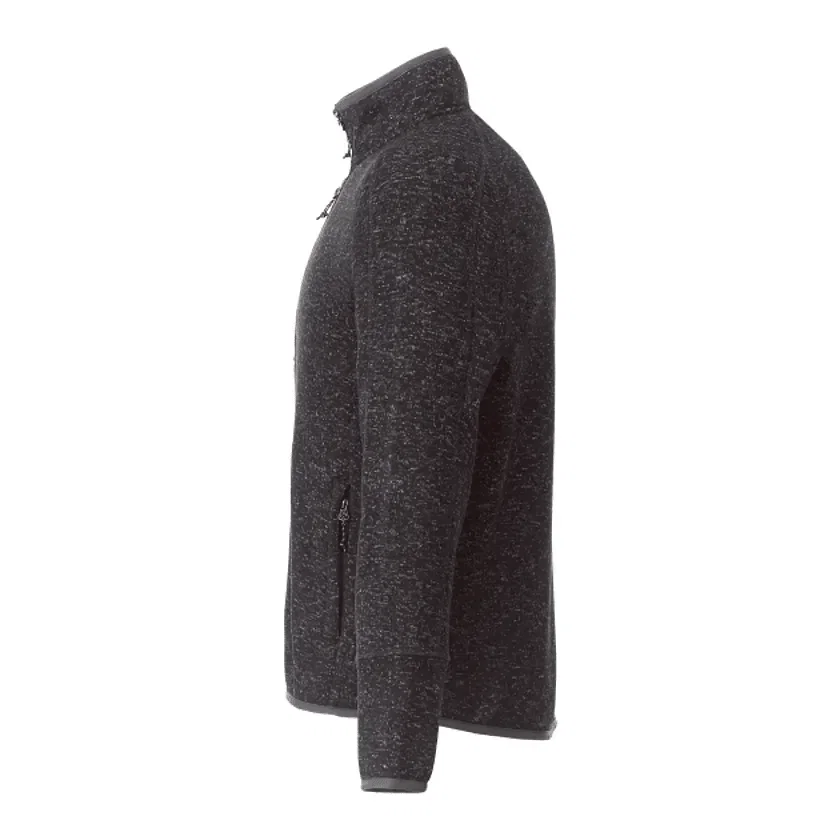 Custom Branded Men's Half Zip Sweater Knit Pullover Jacket — view 4