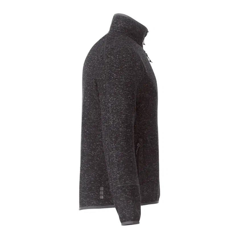 Custom Branded Men's Half Zip Sweater Knit Pullover Jacket — view 5