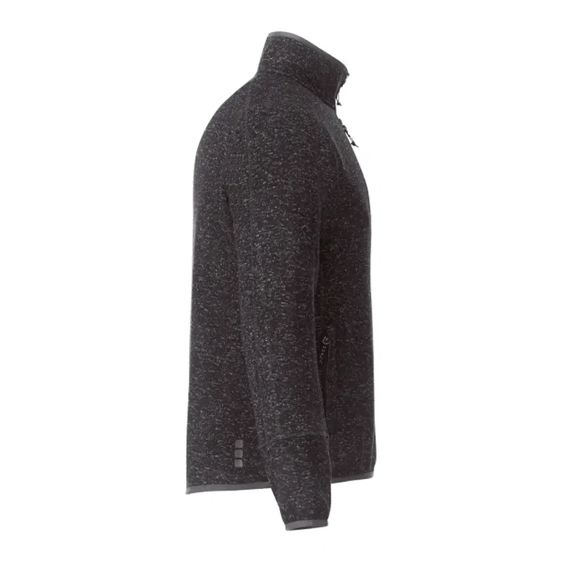 Custom Branded Men's Half Zip Sweater Knit Pullover Jacket — view 5
