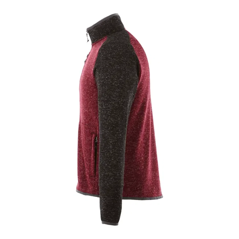 Custom Branded Men's Half Zip Sweater Knit Pullover Jacket — view 9