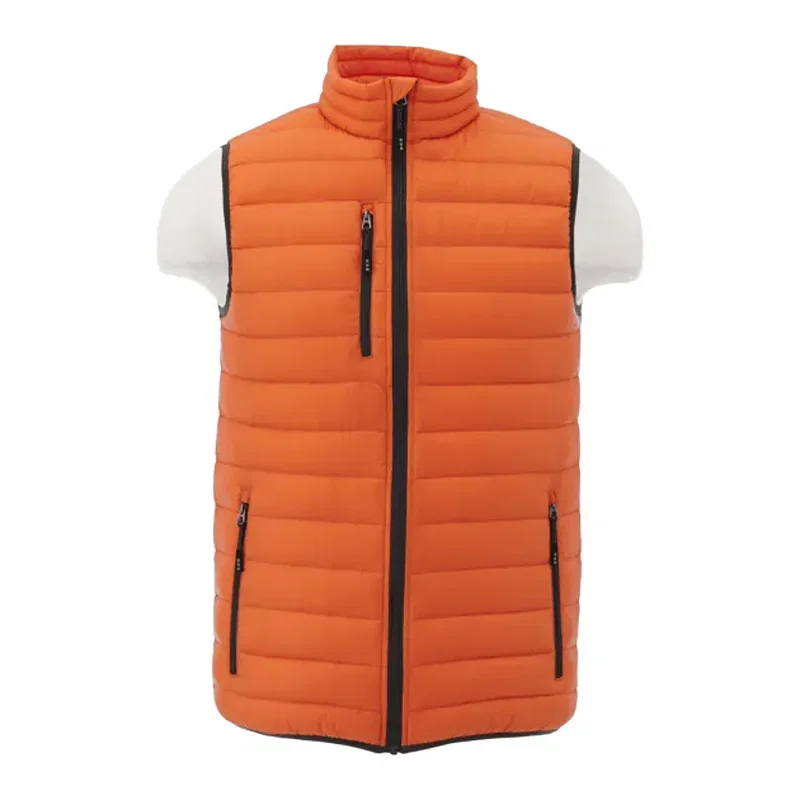 Customizable WHISTLER Lightweight Down Puffer Vest - Men's — view 5