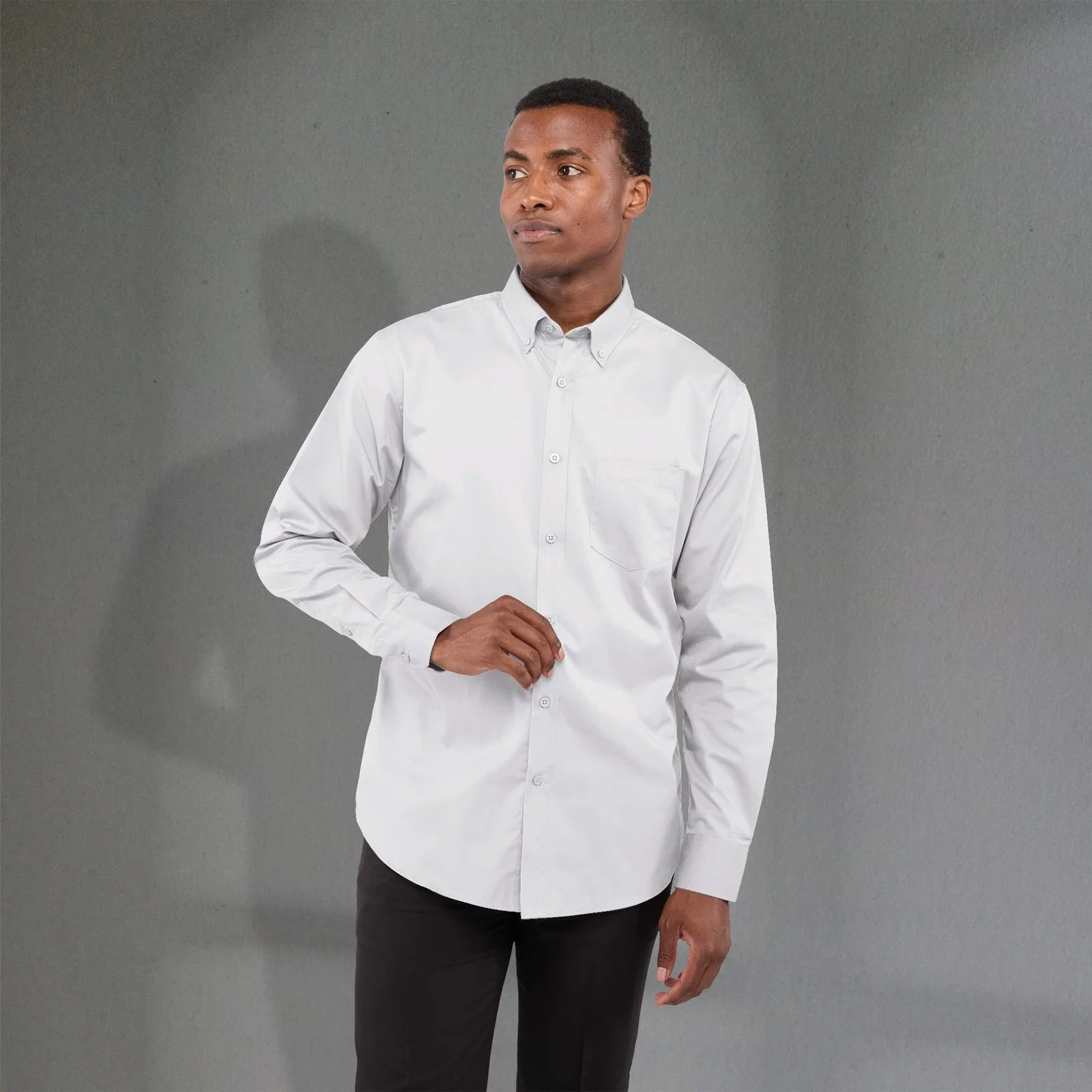 Personalized Men's WILSHIRE Long Sleeve Button Up Shirt — view 25