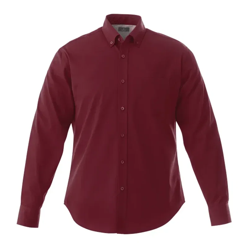 Personalized Men's WILSHIRE Long Sleeve Button Up Shirt — view 7