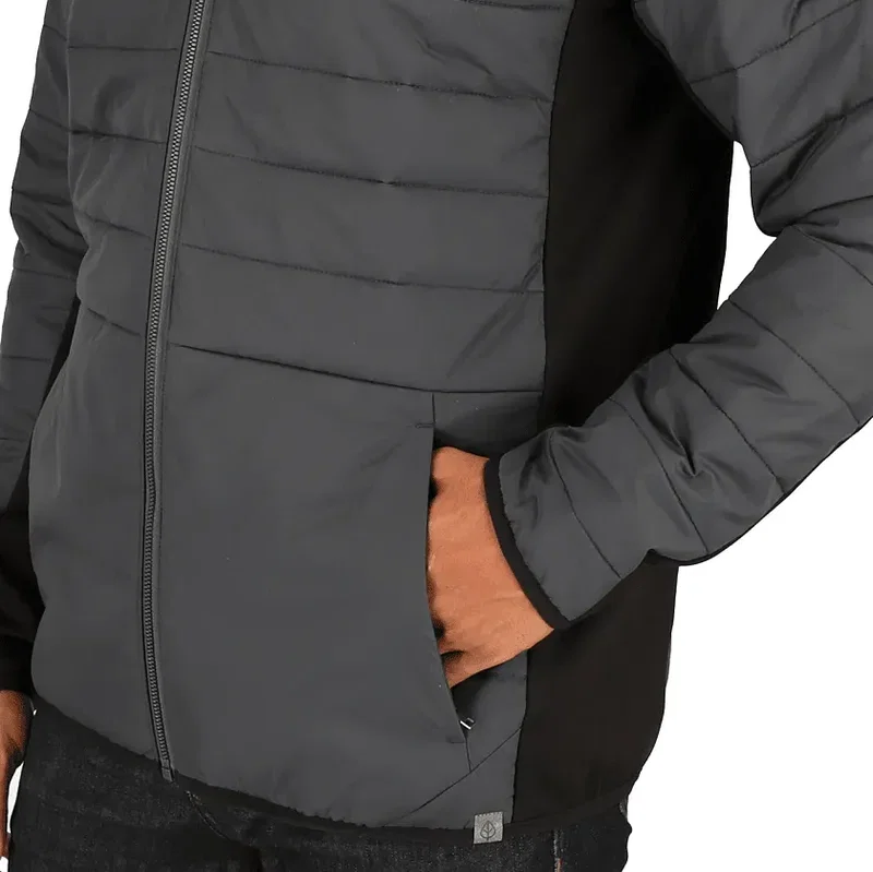 Custom Eco Hybrid Insulated Jacket For Men - Geneva — view 10