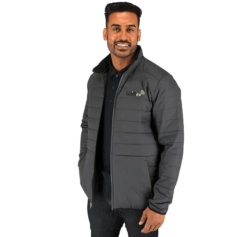 Custom Eco Hybrid Insulated Jacket For Men - Geneva — view 8
