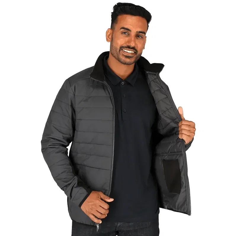 Custom Eco Hybrid Insulated Jacket For Men - Geneva — view 9