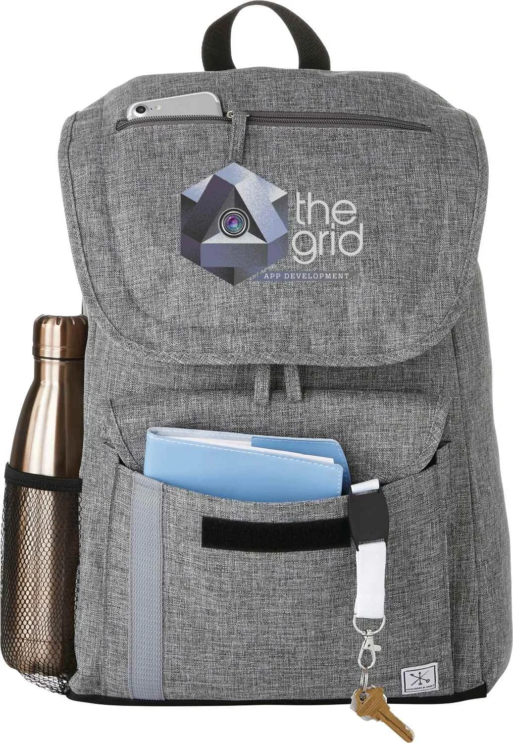 Custom Branded Ashton Laptop Backpack - 15 inch — view 13
