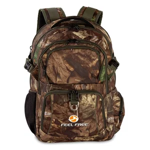 Camouflage Mercury Backpack, 19" x 13" x 6.5", 600D Polyester with 17-Inch Laptop Pocket, Embroidered