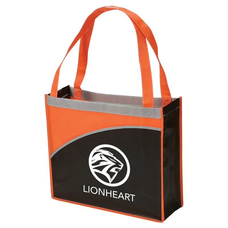Custom Curve Non-Woven Tote Bag — view 4