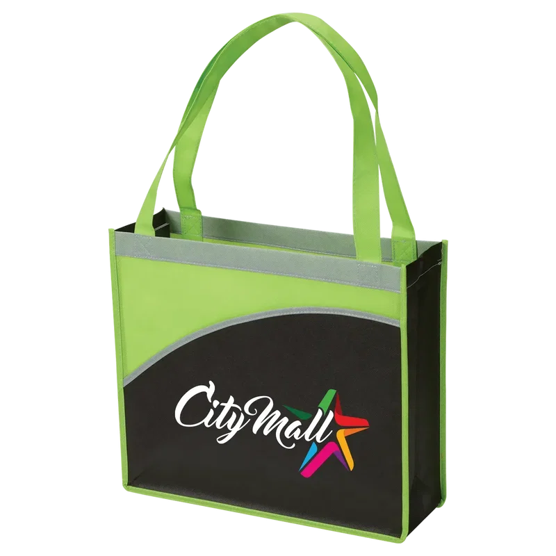 Custom Curve Non-Woven Tote Bag — view 5