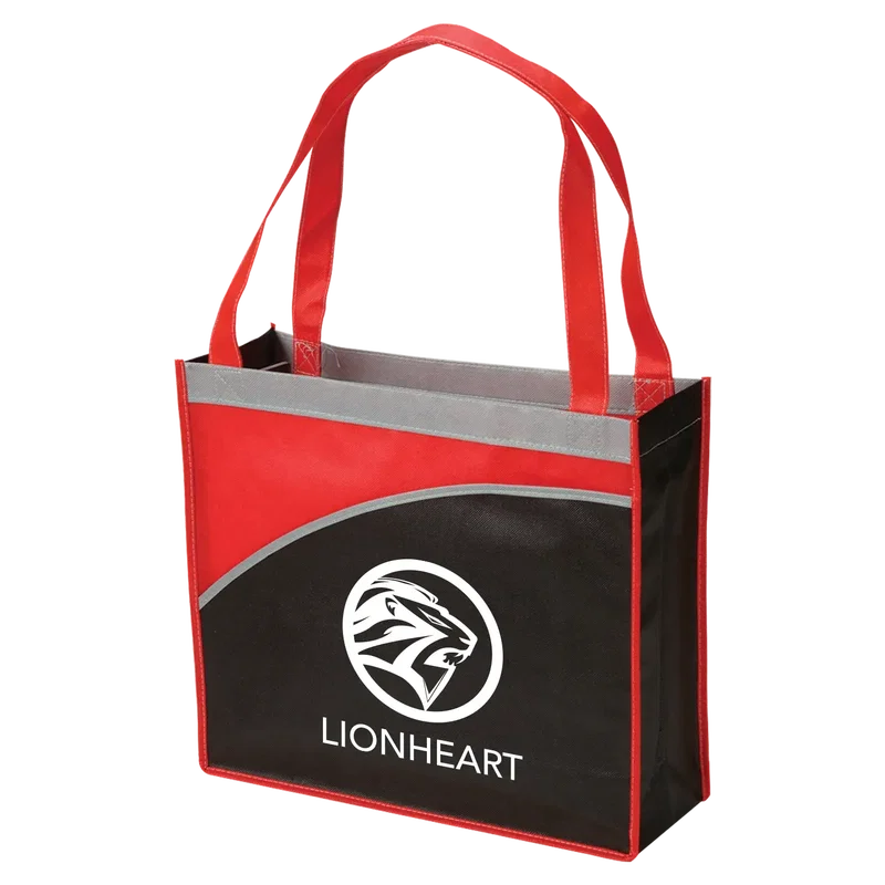 Custom Curve Non-Woven Tote Bag — view 6