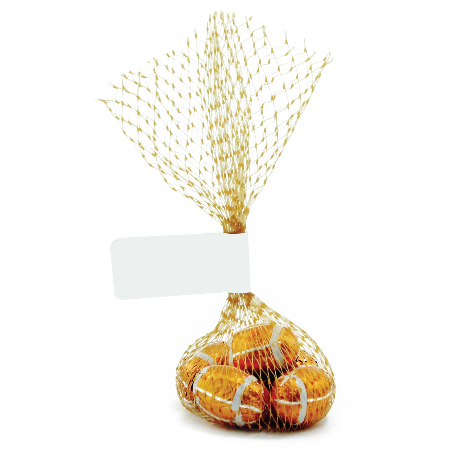 Single serving portion sealed inside the netting