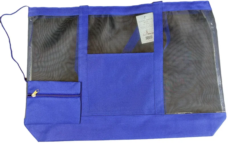 Custom Mesh Beach Bag Set — view 2
