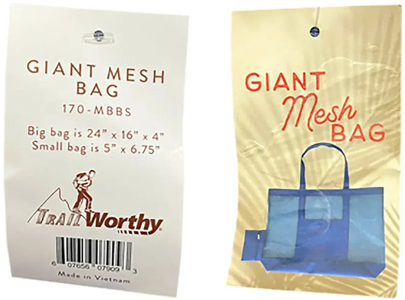Custom Mesh Beach Bag Set — view 3