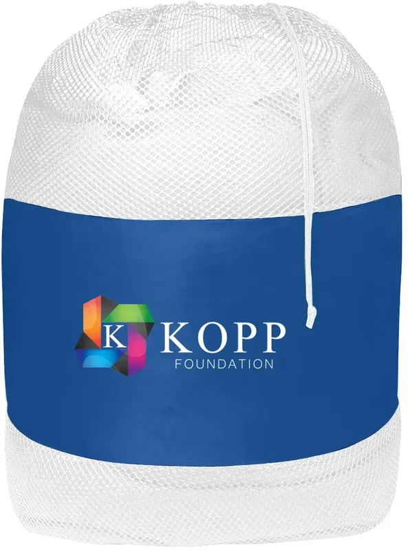Custom Printed Mesh Laundry Bag โ view 1