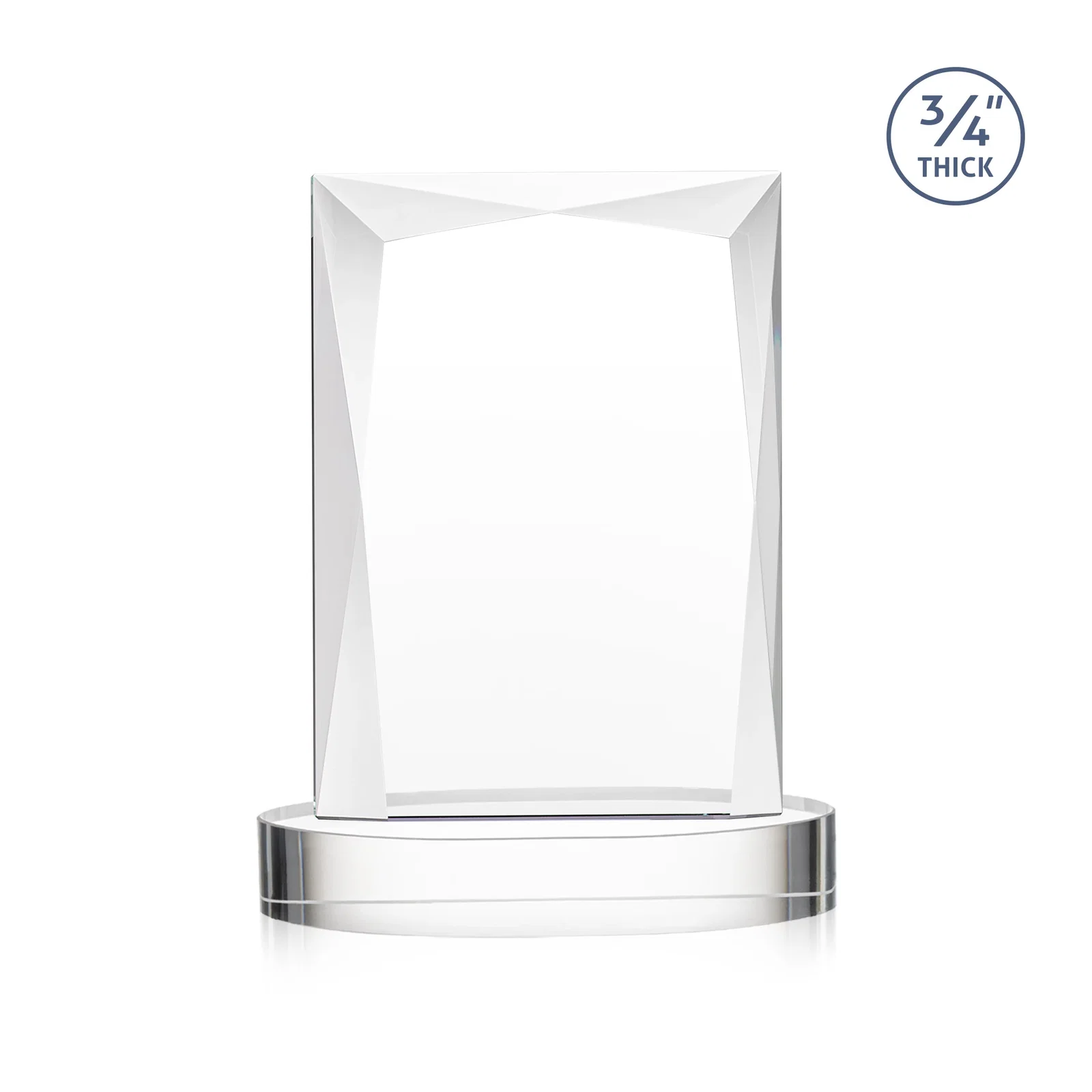 Personalized Starfire Crystal Award on an Alberton Base, awards, with your logo for safety achievement programs