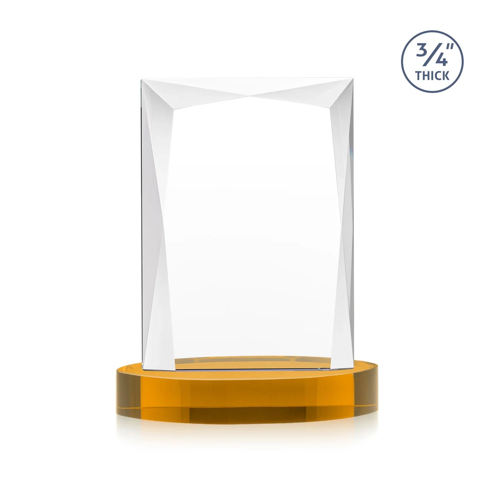 Promotional Starfire Crystal Award on an Alberton Base, awards, with your logo for corporate award ceremonies