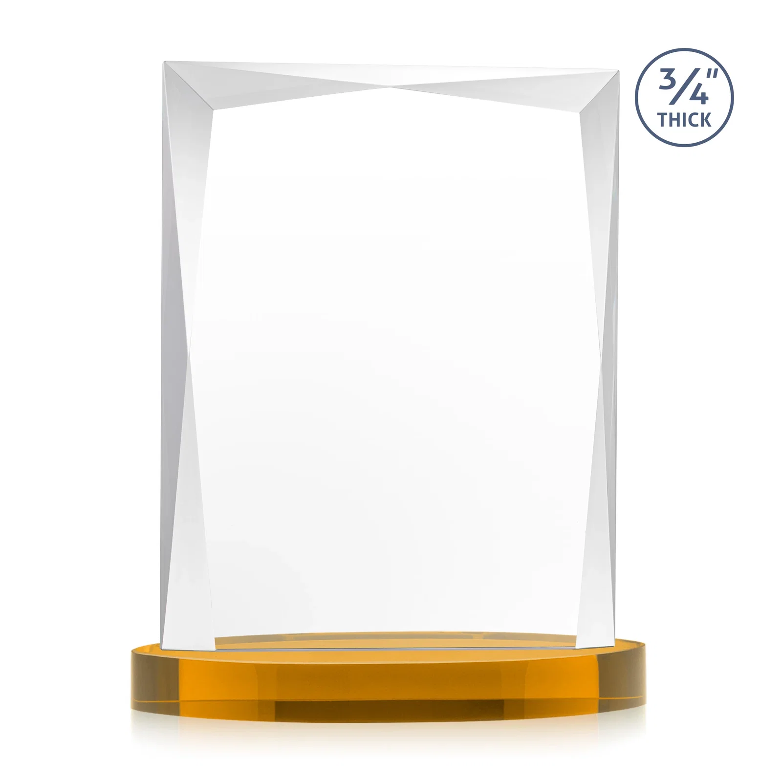 Promotional Starfire Crystal Award on an Alberton Base, awards, with your logo for team milestone celebrations