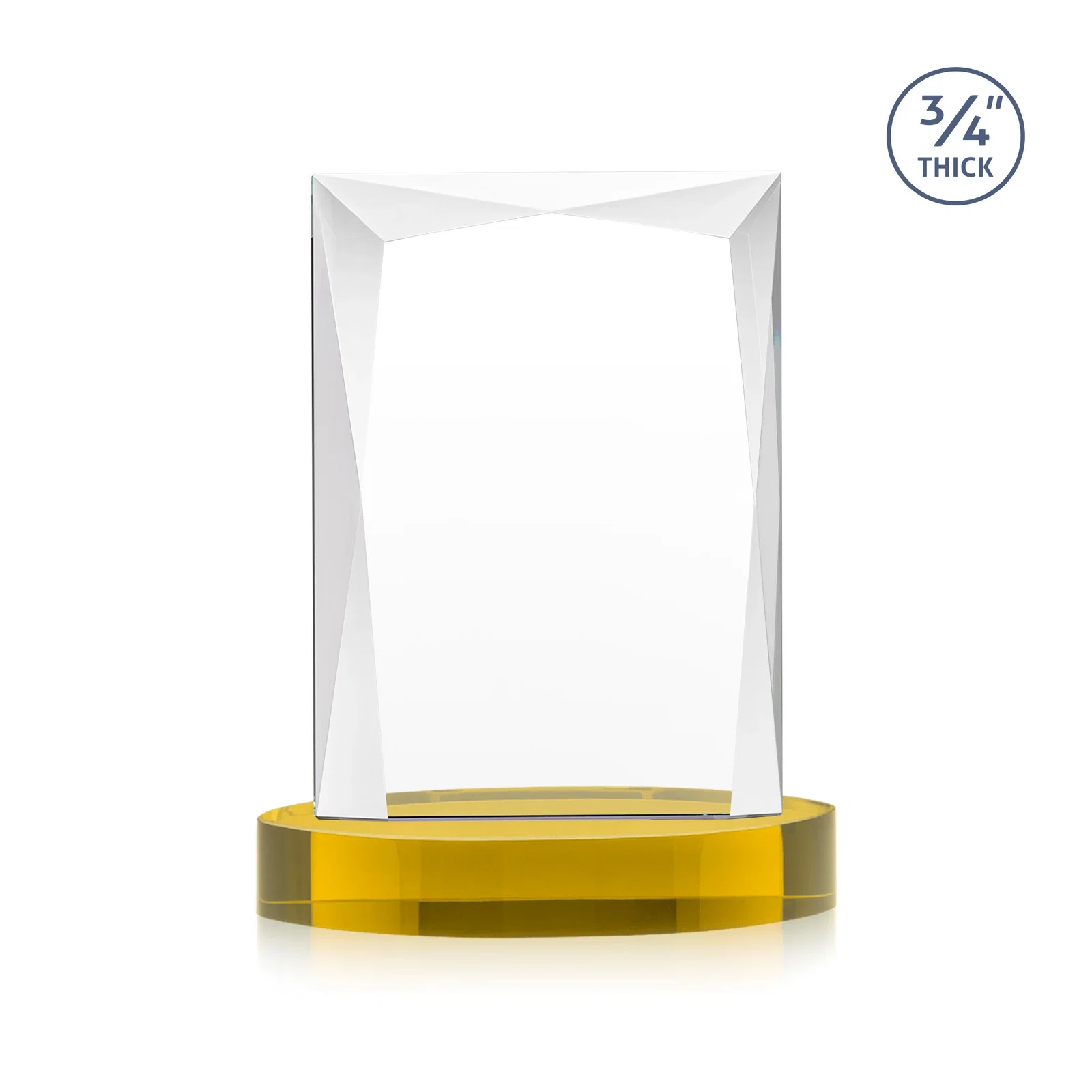 Promotional Starfire Crystal Award on an Alberton Base, awards, with your logo for donor appreciation