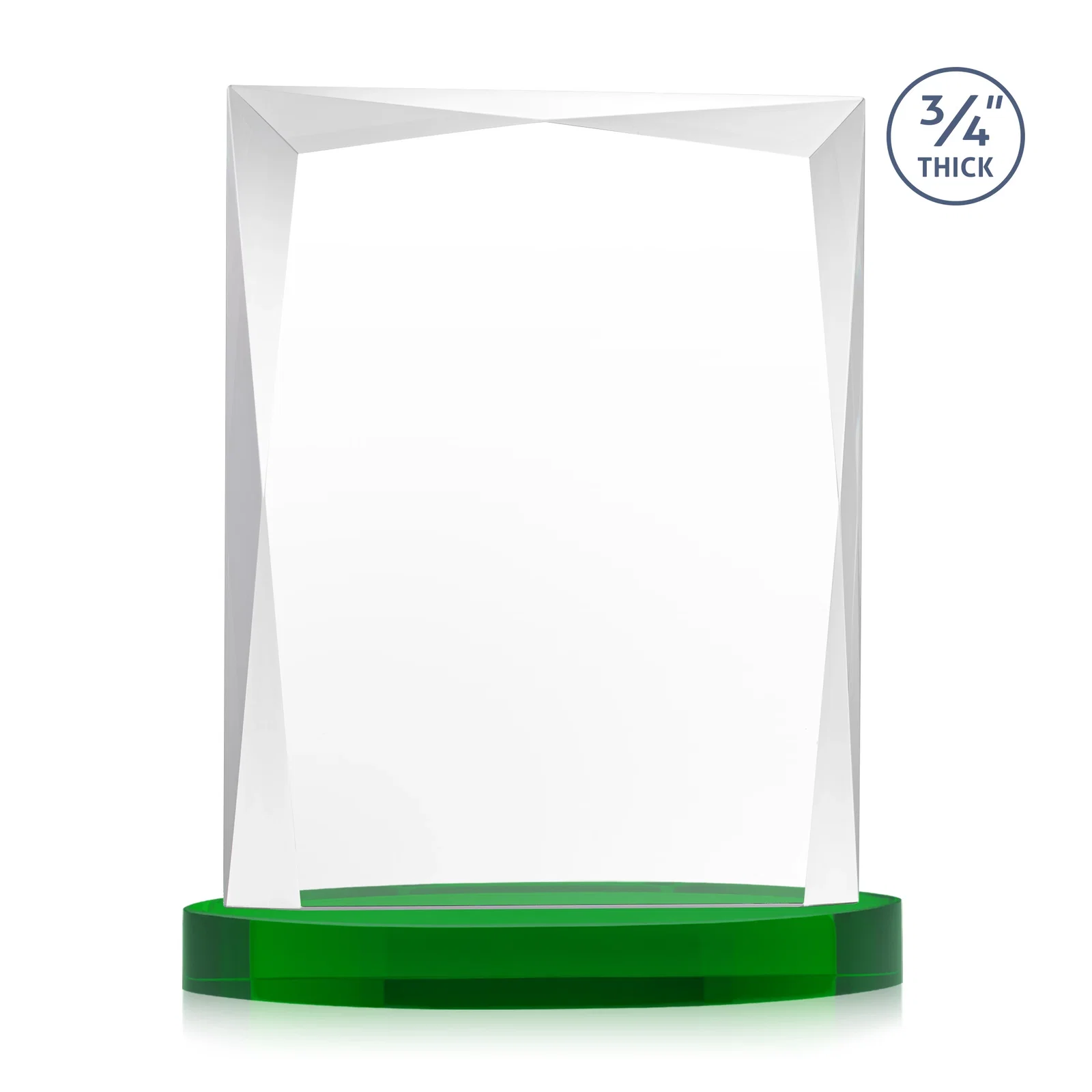 Branded Starfire Crystal Award on an Alberton Base, awards, with your logo for sales achievement awards