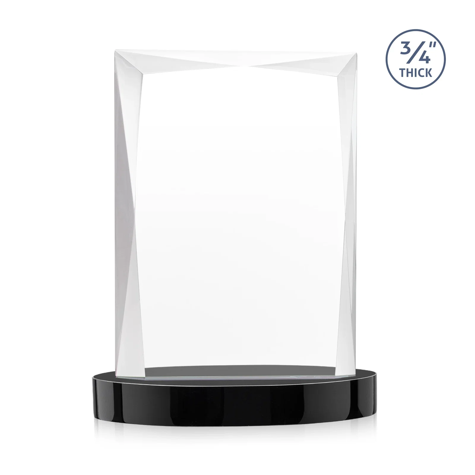 Branded Starfire Crystal Award on an Alberton Base, awards, with your logo for donor appreciation