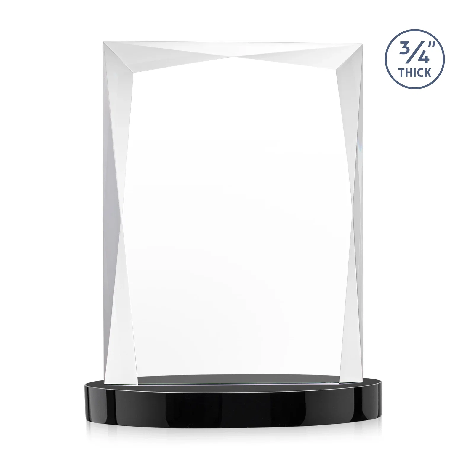 Branded Starfire Crystal Award on an Alberton Base, awards, with your logo for graduation ceremonies