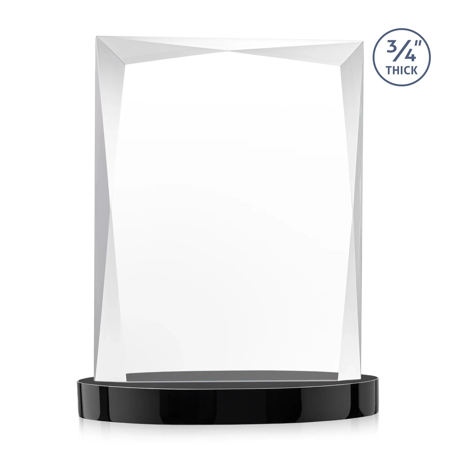 Branded Starfire Crystal Award on an Alberton Base, awards, with your logo for safety achievement programs