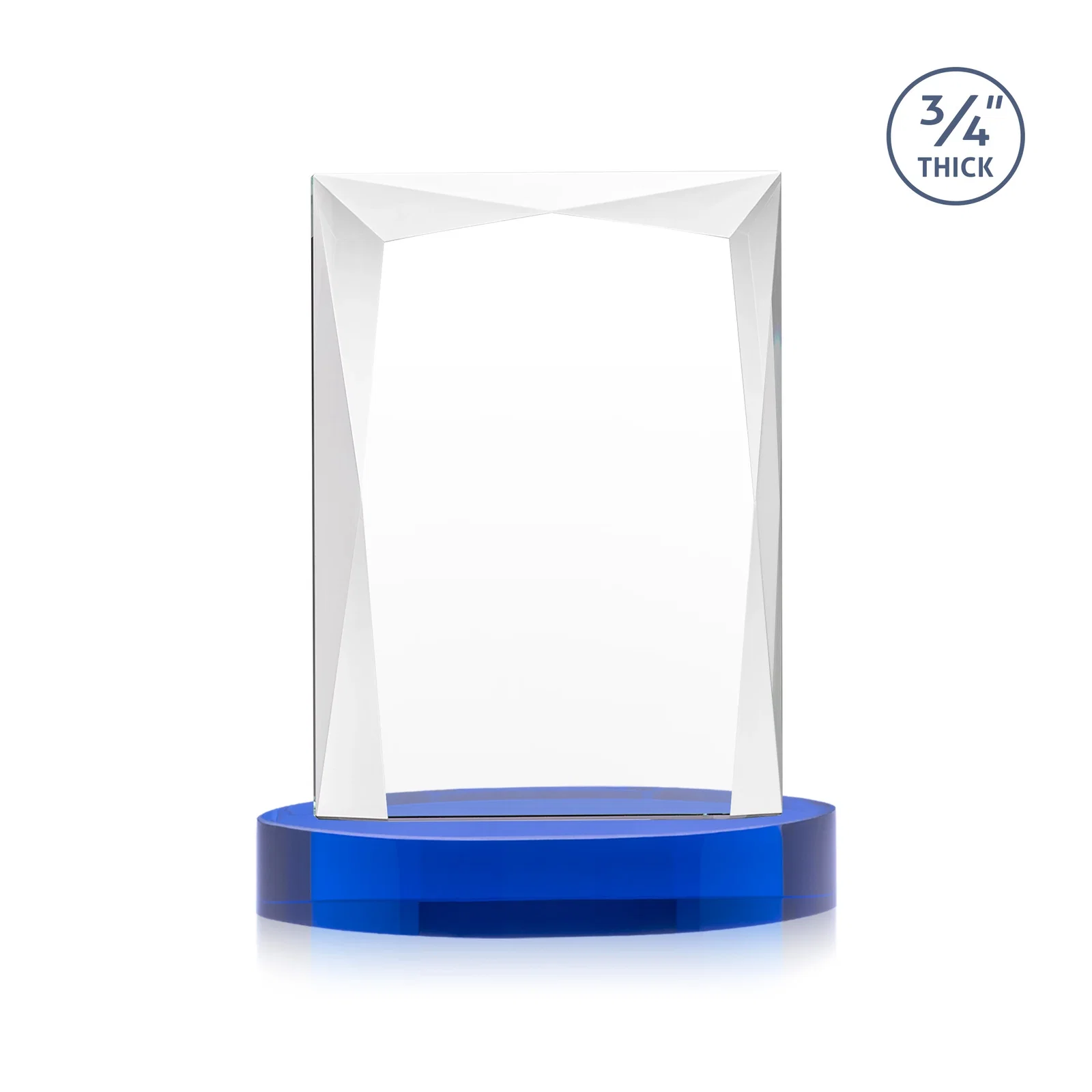 Branded Starfire Crystal Award on an Alberton Base, awards, with your logo for volunteer appreciation