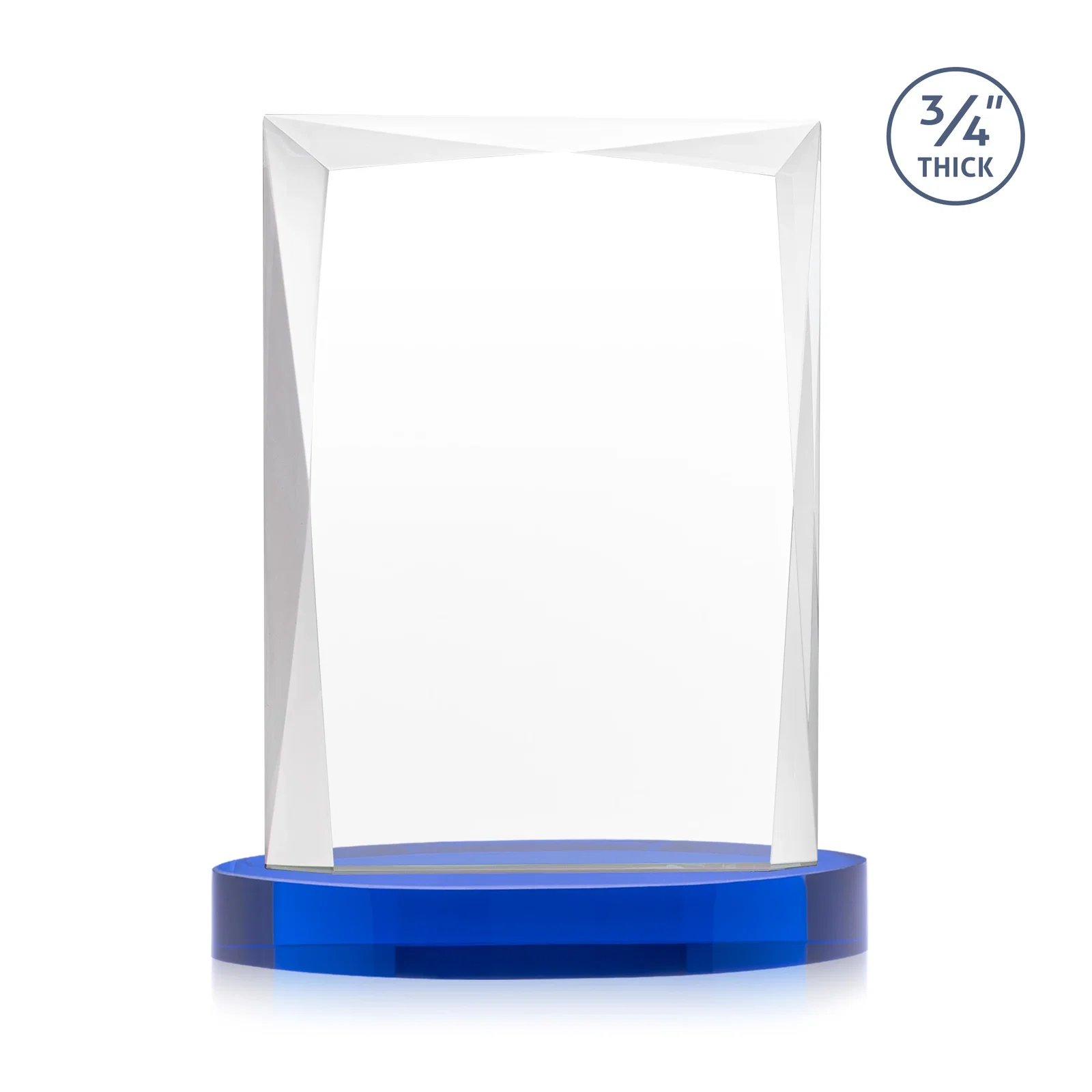 Branded Starfire Crystal Award on an Alberton Base, awards, with your logo for company anniversary events
