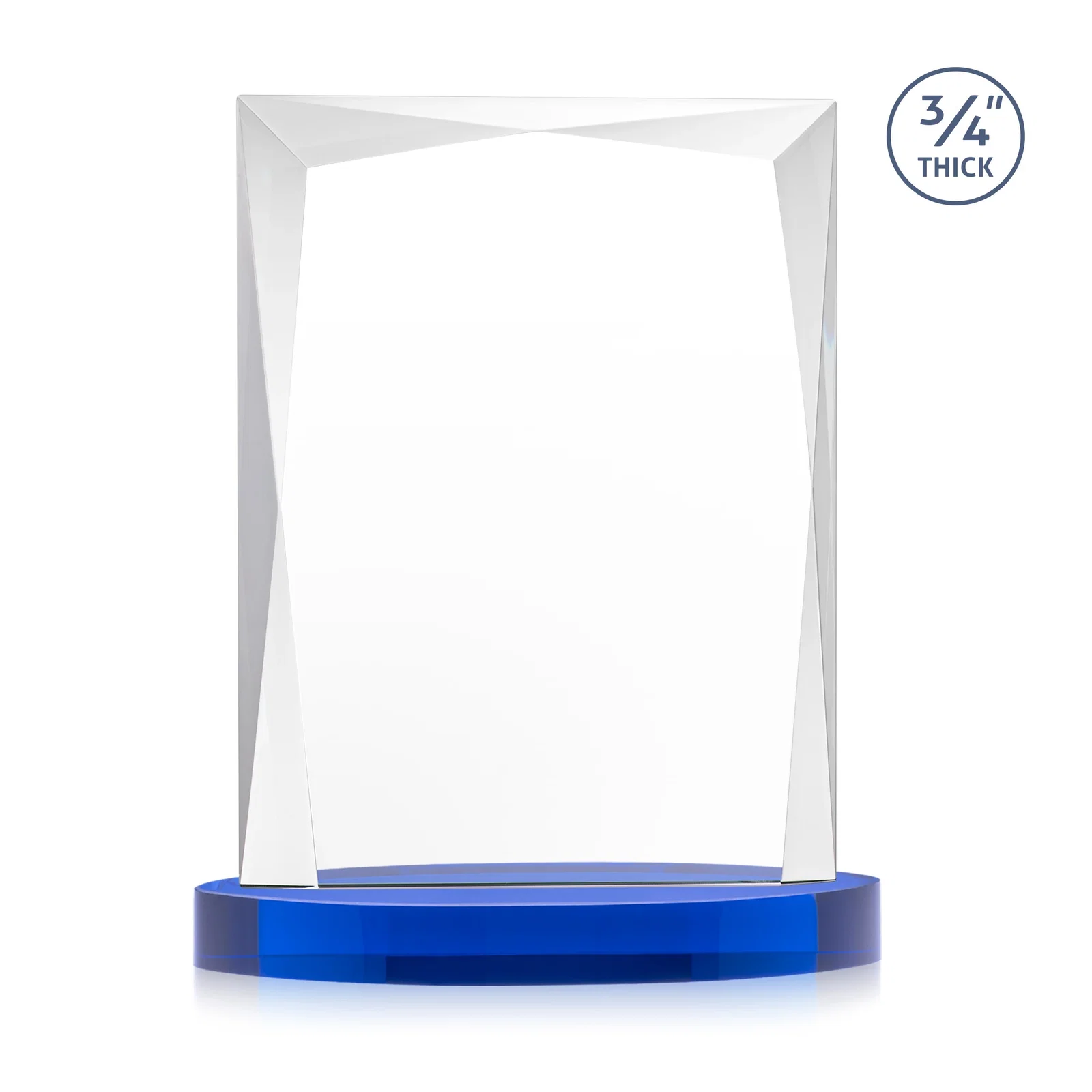 Custom printed Starfire Crystal Award on an Alberton Base, awards, with your logo for employee recognition