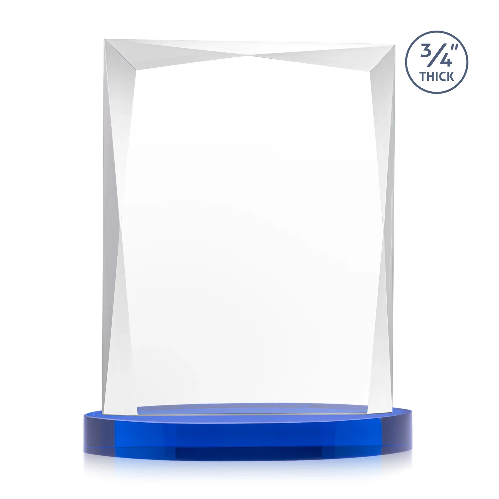 Custom printed Starfire Crystal Award on an Alberton Base, awards, with your logo for corporate award ceremonies