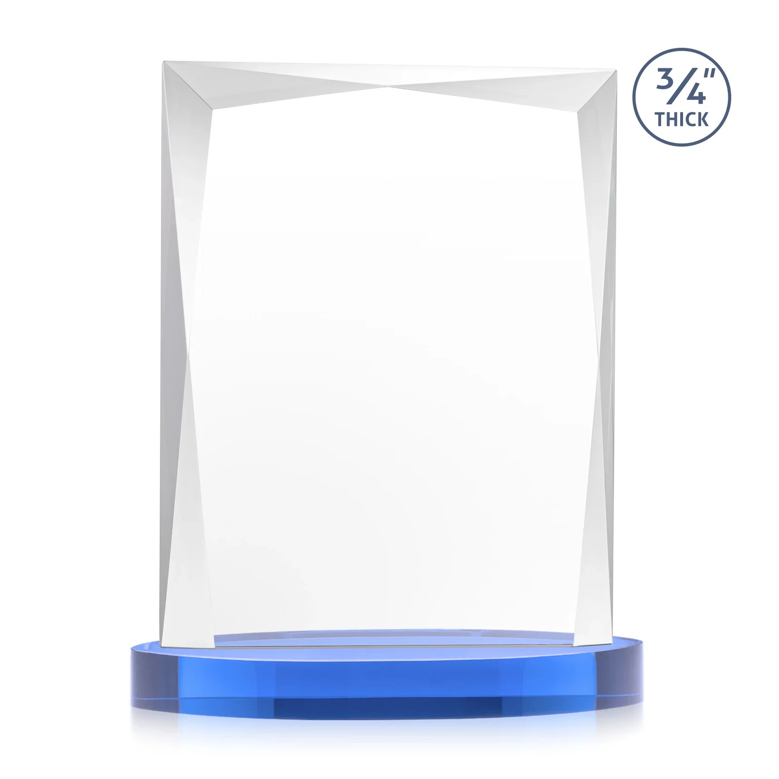 Custom printed Starfire Crystal Award on an Alberton Base, awards, with your logo for dealer and partner awards