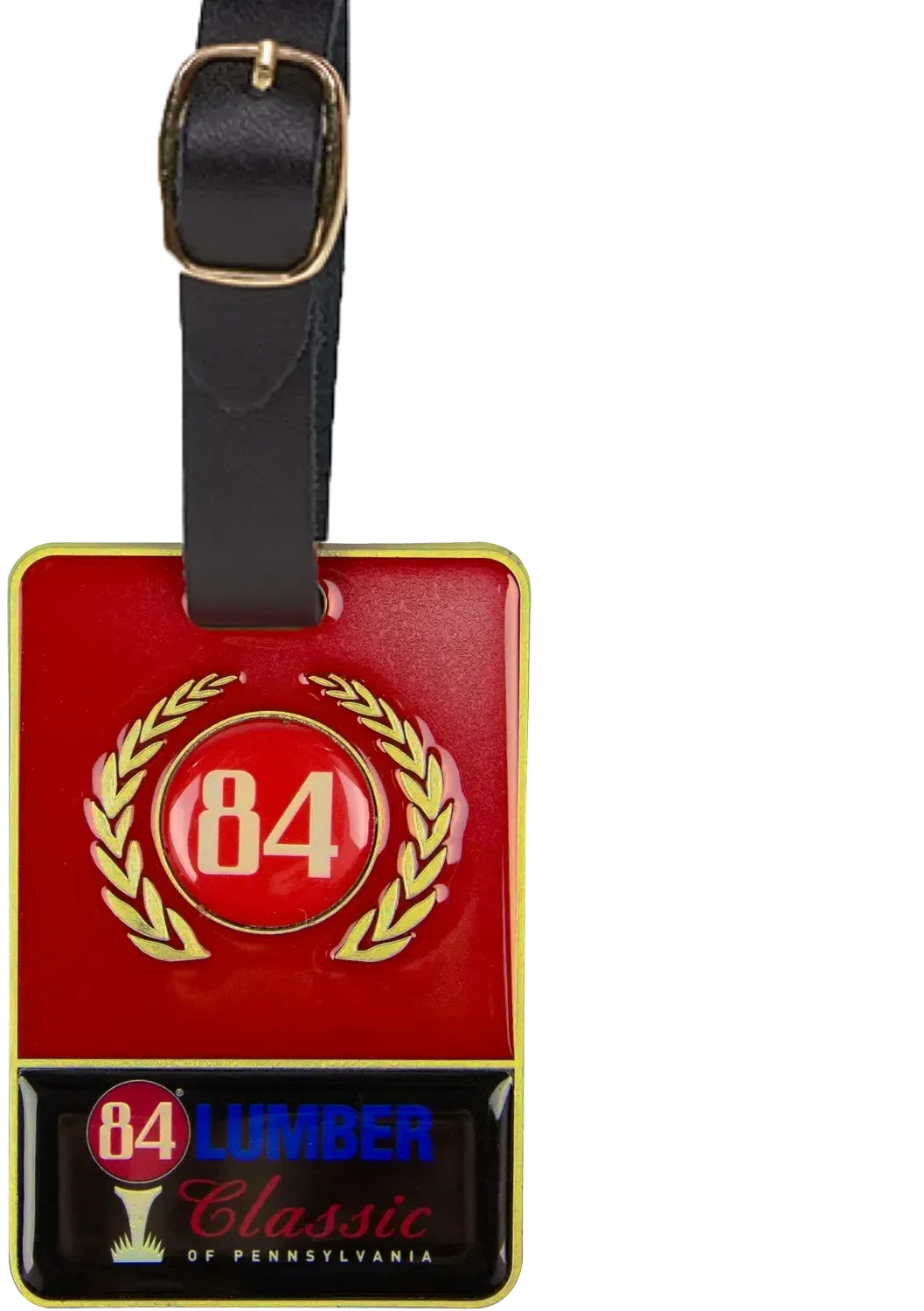 Personalized Metal Bag Tag - with Colorfill — view 2