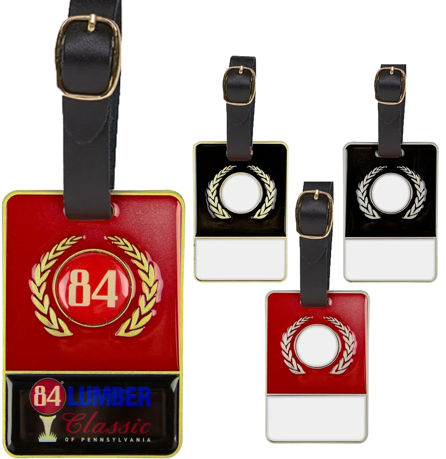 Personalized Metal Bag Tag - with Colorfill — view 4