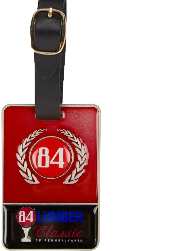 Personalized Metal Bag Tag - with Colorfill — view 6