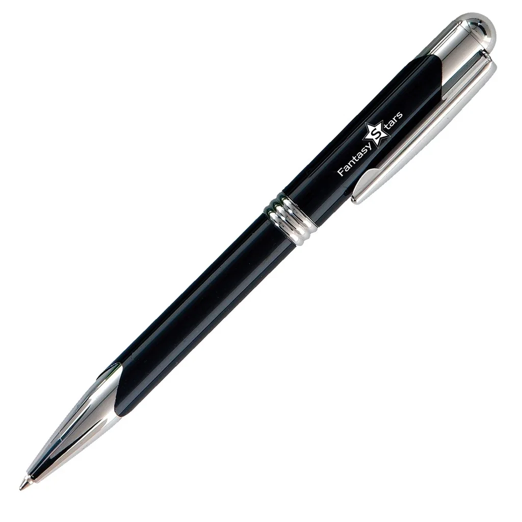 Metal Ballpoint Pen — Pen Color: Black Pen — view 2