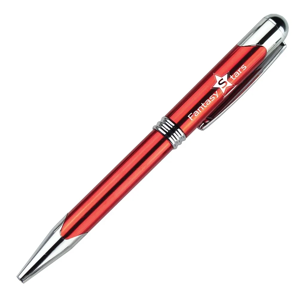 Metal Ballpoint Pen — Pen Color: Red — view 5