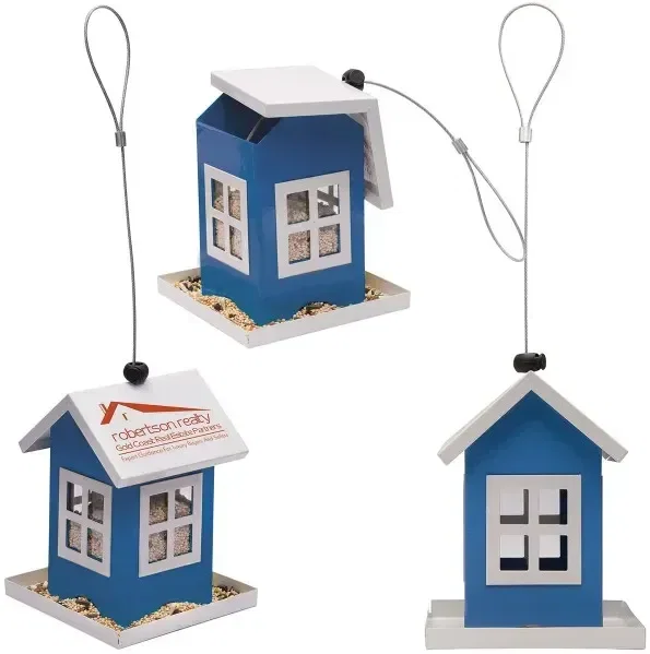 Imprinted Metal Bird Feeder — view 3