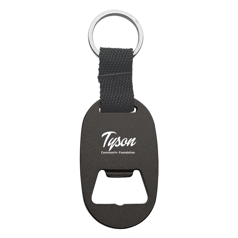 Metal Key Tag With Bottle Opener — view 2