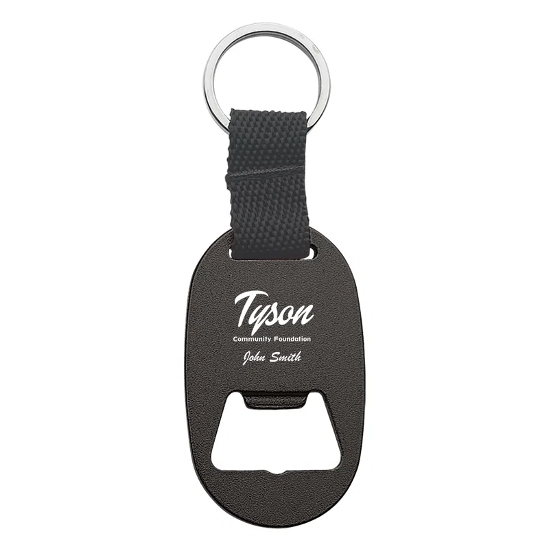 Metal Key Tag With Bottle Opener — view 5