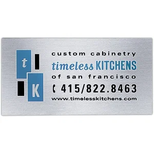Metal Plates & Signage: 15-20 sq. in.