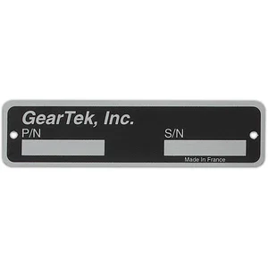 Metal Plates & Signage: 3-6 sq. in.
